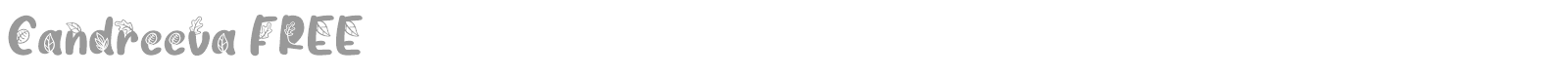 Candreeva font preview